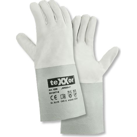 teXXor® Schweißerhandschuh ARGON II Kat. 2, 12298 Gr.8 Ziegen-/Schafsnappaleder (1/4)