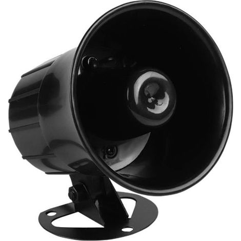 Sirene Alarme Exterieure, SystèMes SéCurité Alarme Pour La Maison 110Db Dc 12V Fil Sonore Klaxon SirèNe Haut Parleur SystèMe (1/4)