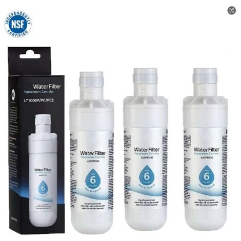3pcs Filtre À Eau pour Réfrigérateur ADQ747935, Remplacement pour LT1000P/PC/PCS, MDJ64844601, ADQ74793501, ADQ7479350 (1/4)