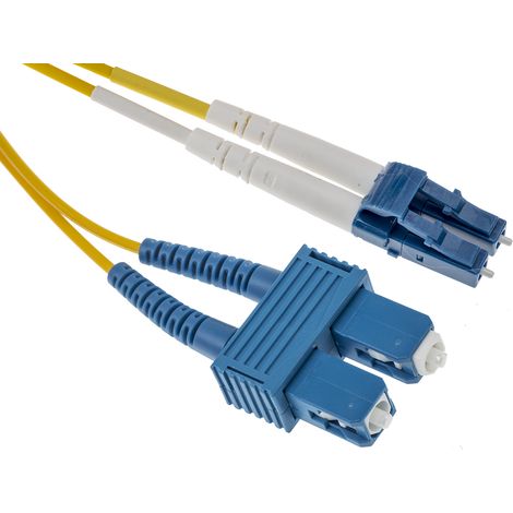 Câble fibre optique RS PRO 20m Avec connecteur / SC, OS1 Mono-mode ( Prix pour 1 )