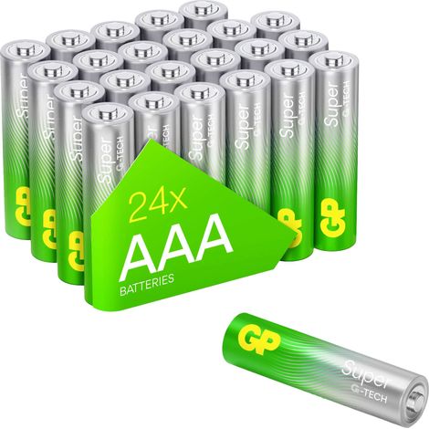 GP Super Pile LR3 (AAA) alcaline(s) 1.5 V 24 pc(s) (1/4)