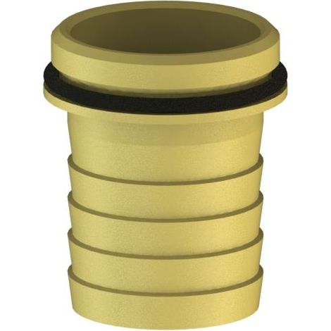 JS VATERTEIL MIT WULST U.DICHTUNG 1 1/2"x1 1/2", MESSING
