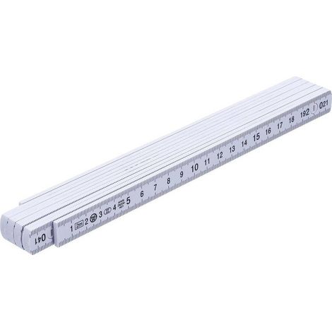 Mètre Pliant 10 Sections 2 m - Compact et Pratique - Mesure Précise et Durable, , Pro - D-Work (1/5)