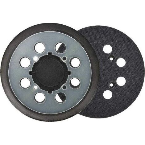 Tinor – Pad levigatura 125mm – 8-foro vuoto – Compatibile smerigliatrice DeWalt DCW210N DWE6423 legno e teak (1/5)