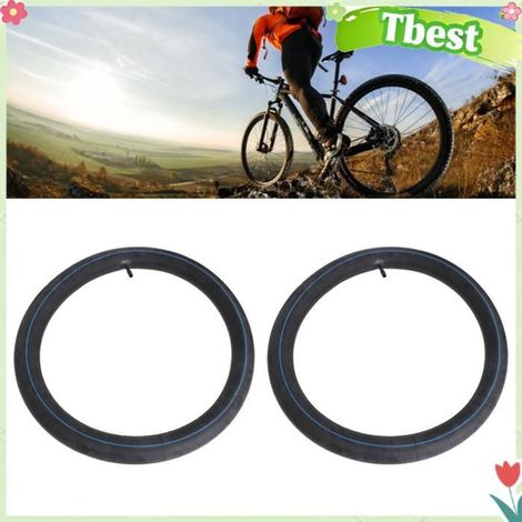 Tbest Chambre à air pour gros vélo 2 pièces 20X3.0 chambre à air de gros vélo avec Valve américaine chambres à air moto detachee (1/4)