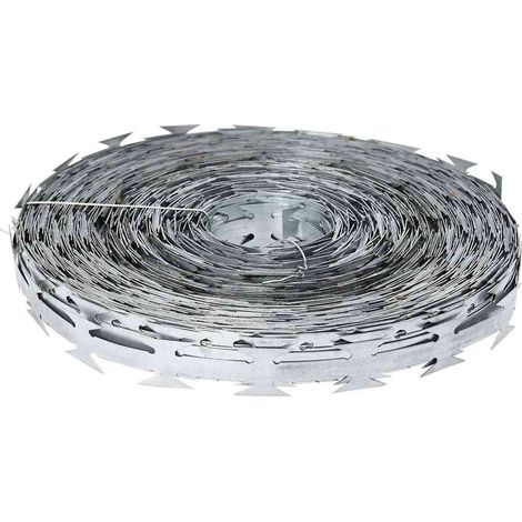 Maison Exclusive - Rasierdraht Silber 5000 x 1,9 cm Verzinkter St