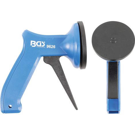 Bgs Ventouse à une main transparente 70 mm ABS