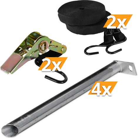 Kit anti-tempête 15 m sol meuble tentes de réception / de stockage stabilité et une sécurité supplémentaires (1/5)