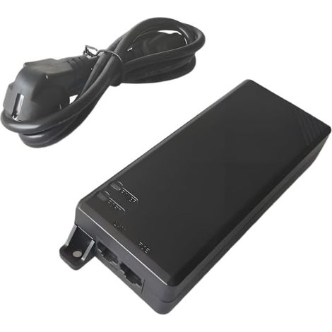 Elfcam - 150W PoE Injecteur 2,5Gb/1,25Gb pour Starlink Gen 3 et Gen 2, Passive PoE Injector avec Protection Contre Les Surtensions 3KV, Play & Plug, Entrée 100-240V AC et Sortie 150W 48V-56V (1/5)