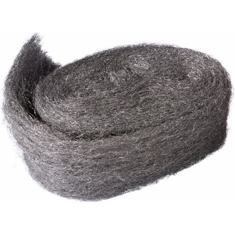 CONNEX Stahlwolle Feinheitsgrad mittel 1, 200 g grau