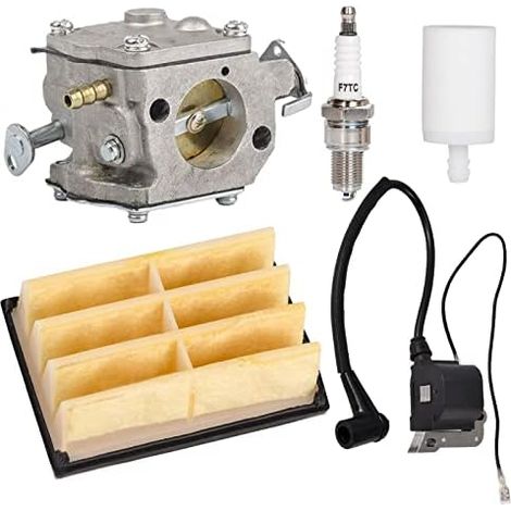 Bobina di accensione del carburatore di ricambio con filtro dell'aria e candela per motosega 268 272 272XP (1/5)