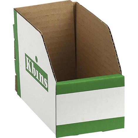 FRANKEL kaiserkraft, Bac de stockage en carton, lot de 50, L x (1/2)