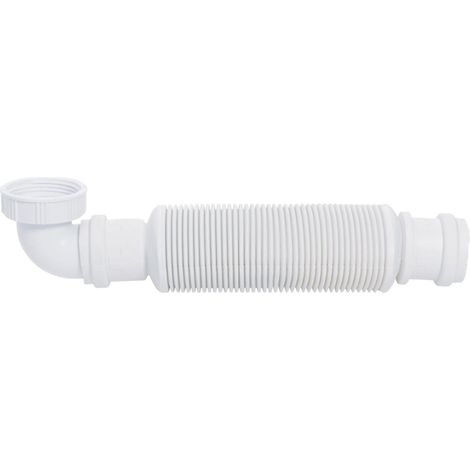 Wirquin – Siphon de lavabo plat Senzo Ø32 – Débit 38,4 L/mn – Hauteur 64 mm – Sortie Ø40 mm – Membrane silicone anti-odeurs