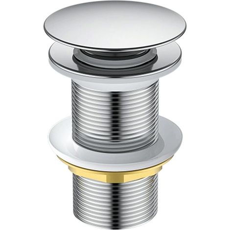European Brass Drain, Functional Brass Drain, Easy to Install and Use, Stylish Basin Plug, 62mm, Suitable for Wash Basin, Stylish Bathroom Accessories, Large (1/5)