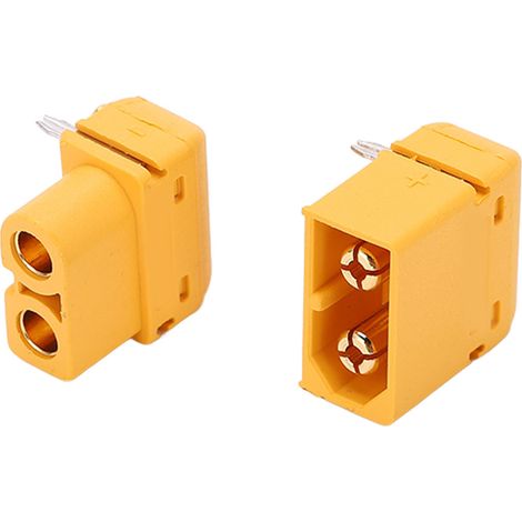 Connecteur XT60PW fiche femelle mâle matériau durable design simple usage facile pour voitures RC modèles (1/5)