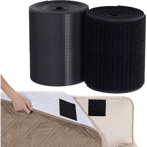 10cm de Large et 2M de LongScratch a Coudre pour les Tissus et les Vêtements, Non Adhésive Bande Scratch pour Projets de I'Artisanat, du Bricolage et de la Couture (1/5)