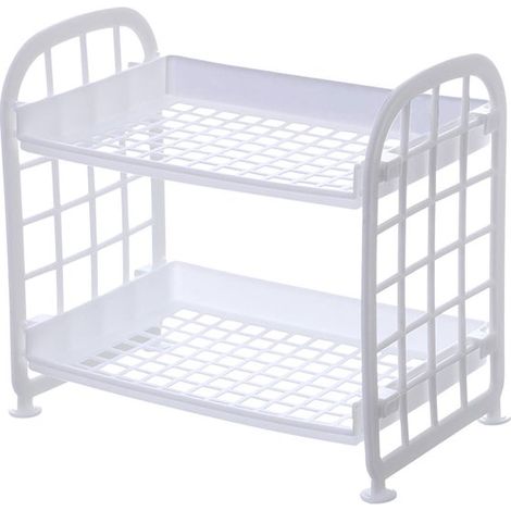 Estantería multifuncional de dos niveles. Adecuada para la mesa del comedor，armario de almacenamiento multifuncional (1/5)