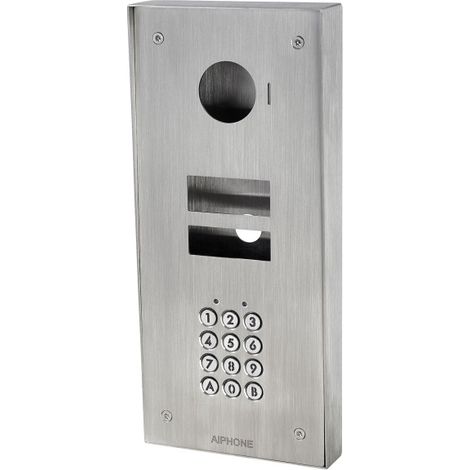 Façade inox saillie KVKS avec clavier 100 codes pour kits vidéo encastrés JV -130447