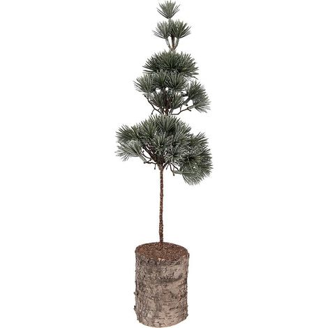 Mini sapin de Noël artificiel de table pour décoration intérieure en bois vert 14 x 14 x 45 cm - PANGIVO (1/4)