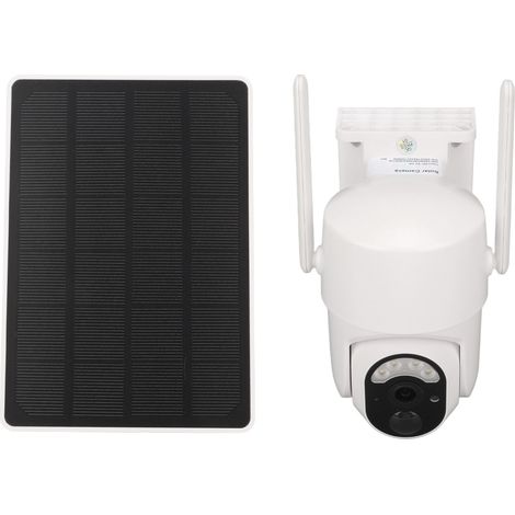 Caméra de surveillance solaire, image 3 MP, vidéo 2K, angle réglable, interphone bidirectionnel, étanche IP65, caméra Wi-Fi (1/5)