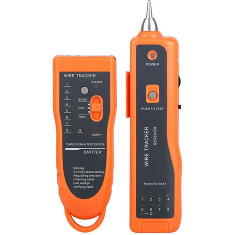 Testeur de câble, testeur de câble réseau LAN XQ-350 de haute qualité et utile, RJ11 RJ45 Line Finder Wire Tracker