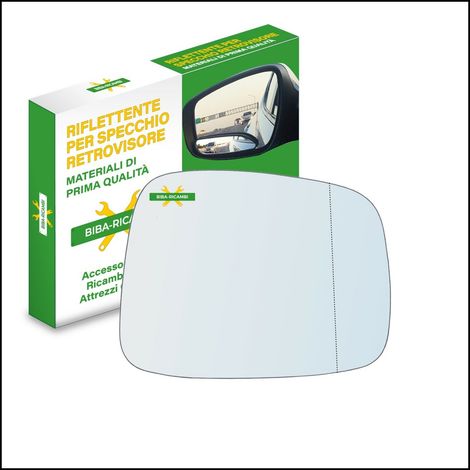 Specchio adesivo asferico lato passeggero per opel frontera b (u99) dal 98-04