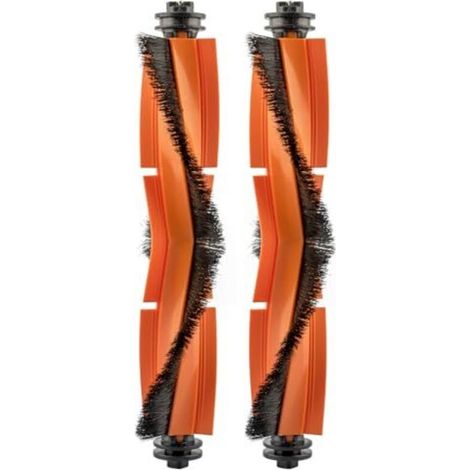 [NEVER USED] 2 pieces Replacement rotating brushes for X20+, compatible with Xiaomi X20+/ X20 Plus/ 1S/ S20 Plus/ S20+/ X10+/ X20 Pro, main rotating brush accessory set