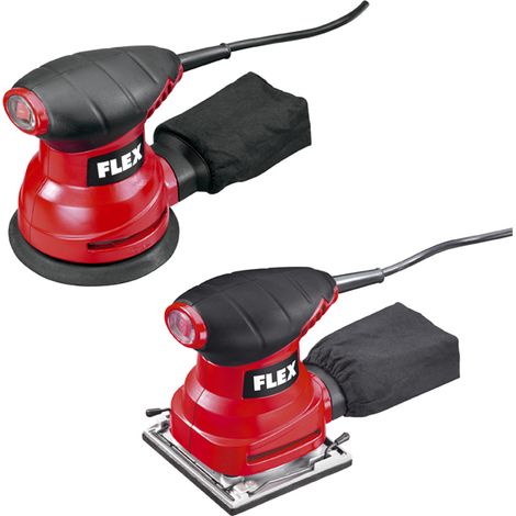 Lot de 2 ponceuses excentrique XS 713 et vibrante MS 713 livrée coffret L-Boxx - Flex (1/5)