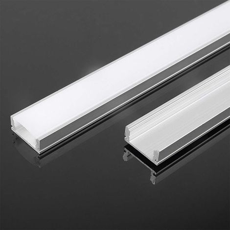 Led Strip Mounting Kit With Diffuser Aluminum 2000 17.47MM Milky
