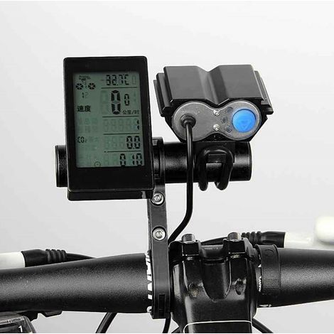 Support Universel pour Lampe Vélo avec Clip Réglable - Montage Stable sur Guidon