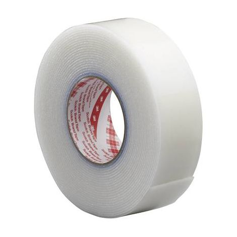 3M – Ruban d'étanchéité acrylique 50,8mm x 16,5m – Adhérence exceptionnelle pour métaux, bois, verre – Résistant aux UV et à l'eau - 4412N (1/2)