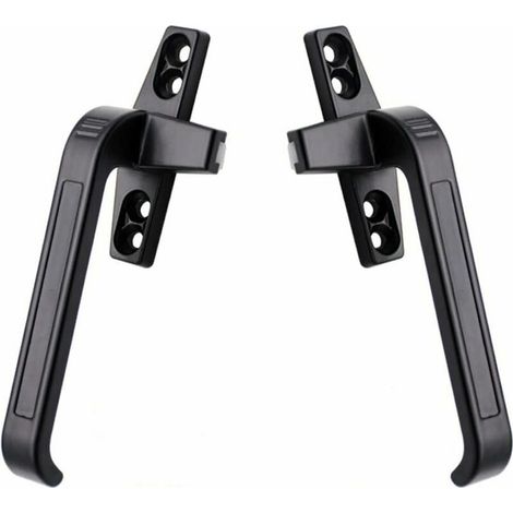 Poignée de fenêtre Poignée Gauche et Droite Portes battantes en Alliage d'aluminium Verrouillage des fenêtres Poignée de fenêtre coulissante,,2Pcs (1/5)