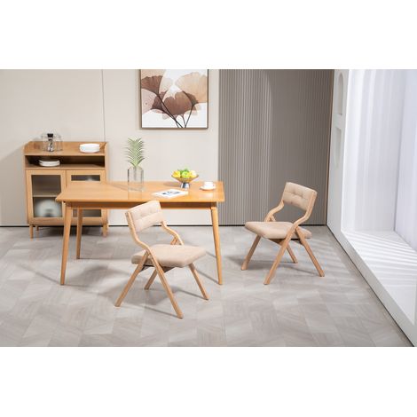 Chaises Pliantes - Coussin Agrandi - Rembourrées - Design Confortable (1/5)