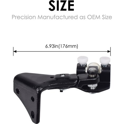 Le rouleau supérieur droit de porte coulissante 68271842AA convient aux modèles Ram ProMaster 1500, 2500 et 3500. (1/4)