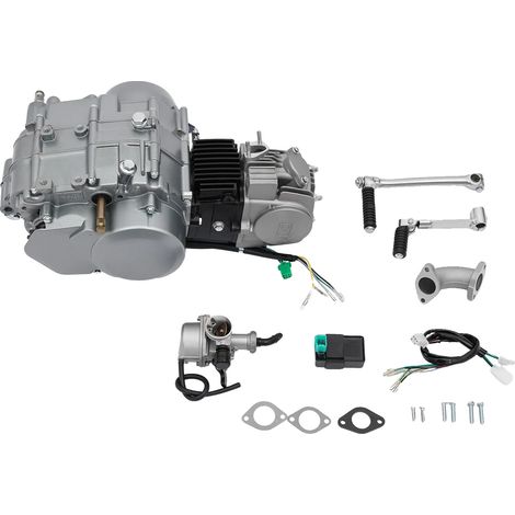 Moteur de moto tout-terrain, 4 temps, embrayage manuel, 125cc (1/2)