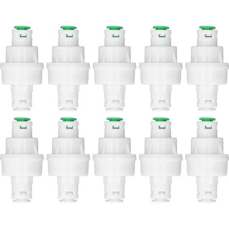 Packung mit 10 PP DN8 Wasserdruckreglern, Wasserhahnanschlüssen für Wasserreiniger (1/5)
