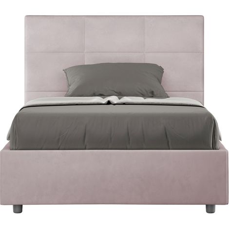 Letto 1 Piazza e Mezzo 120x190 cm Senza Rete Mika Glicine (1/5)
