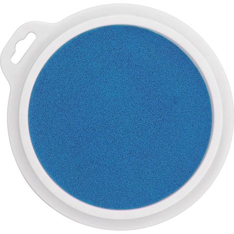 Waschbares rundes Stempelkissen, handgefertigter Stempel, Digitaldruckstempel für DIY-Graffiti für Kinder auf Holz, Stoff, Scrapbooking, himmelblau. (1/5)