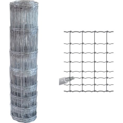 Rete pastorale da 50 mt per allevamenti di pecore in zone boschive, protezione da animali selvatici maglia 12x15 mm -h 140 cm