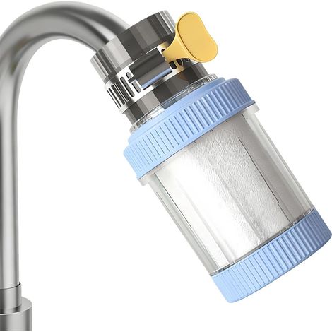Filtre à eau pour robinet, adoucisseur de filtration de robinet, 97 g, purificateur d'eau de salle de bain, accessoire d'évier de cuisine, accessoire de boisson propre pour douche, , comptoir (1/5)