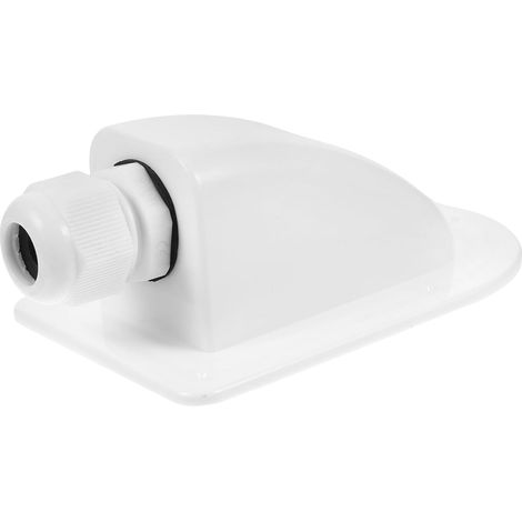 Boîte de Jonction Solaire Étanche Abs Blanche pour Rv et Bateau Entrée de Câble Unique, Montage sans Perçage, Résistance Uv, Finition Soignée (1/5)