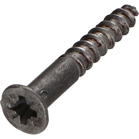 Vis bois Tête fraisée Pozi N°1 3X25 Acier brut microvis - 1 pièce (1/3)