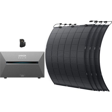 Kit Anker SOLIX Solarbank 3 E2700 Pro+4xFS20+A17X7311 - Sistema Balcón