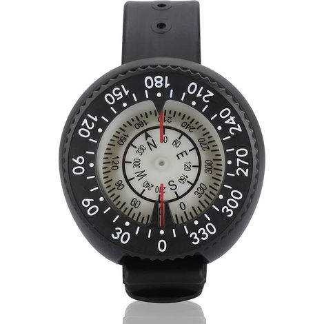Montre boussole étanche pour plongée hémisphère nord vision nocturne bracelet pour sport et activités outdoor