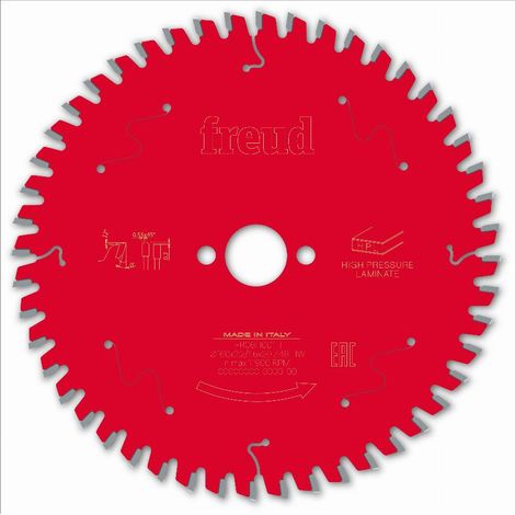 Freud – Lame de scie circulaire 160 mm – Alésage 20 mm – 48 dents pour panneaux mélaminés HPL – Finition nette sans éclats (1/3)