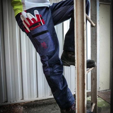 Pantalon Francital jean Cut resistant technology homologué (1/5)