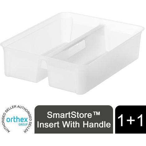 Orthex Two Compartments with Handle Insert SmartStore 15