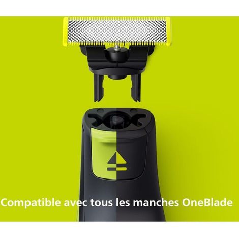 Pacchetto 5 pezzi Lamette di ricambio OneBlade, compatibili con tutti i modelli, in acciaio inossidabile resistente (Modello QP250/50)
