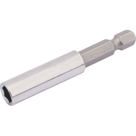 Draper Magnetic Bit Holder (60mm) 1/4" Female to 1/4" Male, and Set of Five 150mm 100 Grit Aluminium Oxide Sanding Discs (1/5)