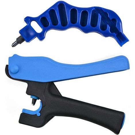 Set di 2 pezzi per la foratura di tubi di irrigazione a goccia, per tubi da 16/20 mm. Strumento professionale per la foratura di accessori per l'irrigazione a goccia. (1/4)